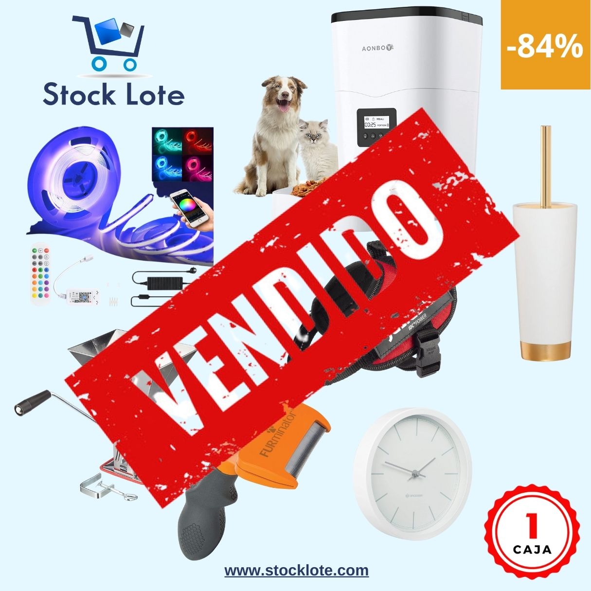 Caja con 35 artículos sin revisar de Productos de Hogar y Mascotas - P-018-002-10082388-C-sp512521792