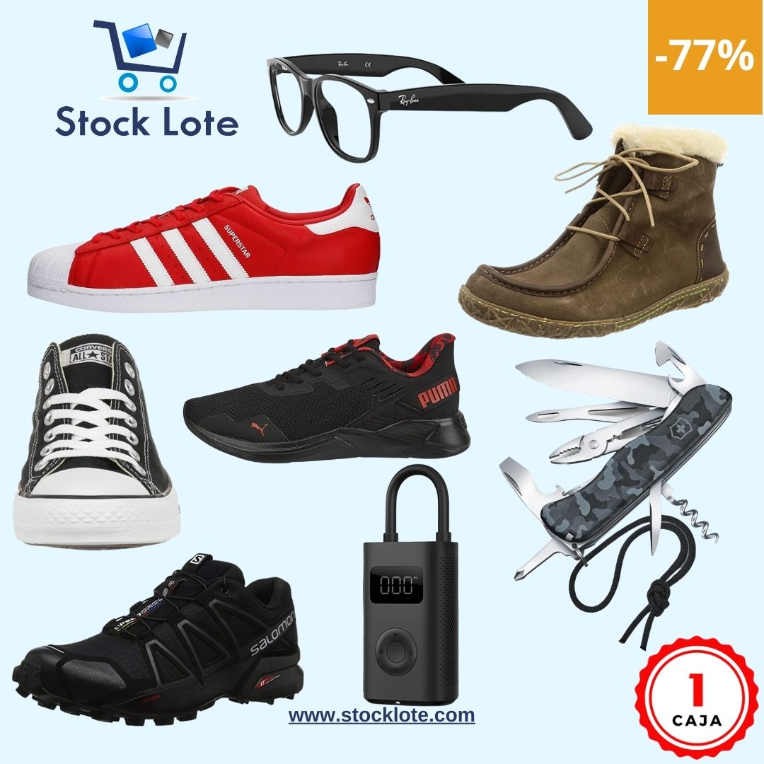 Caja con 33artículos sin revisar de Productos de Deporte, Moda y Zapatos - P-008-10086631-C-sp513462507